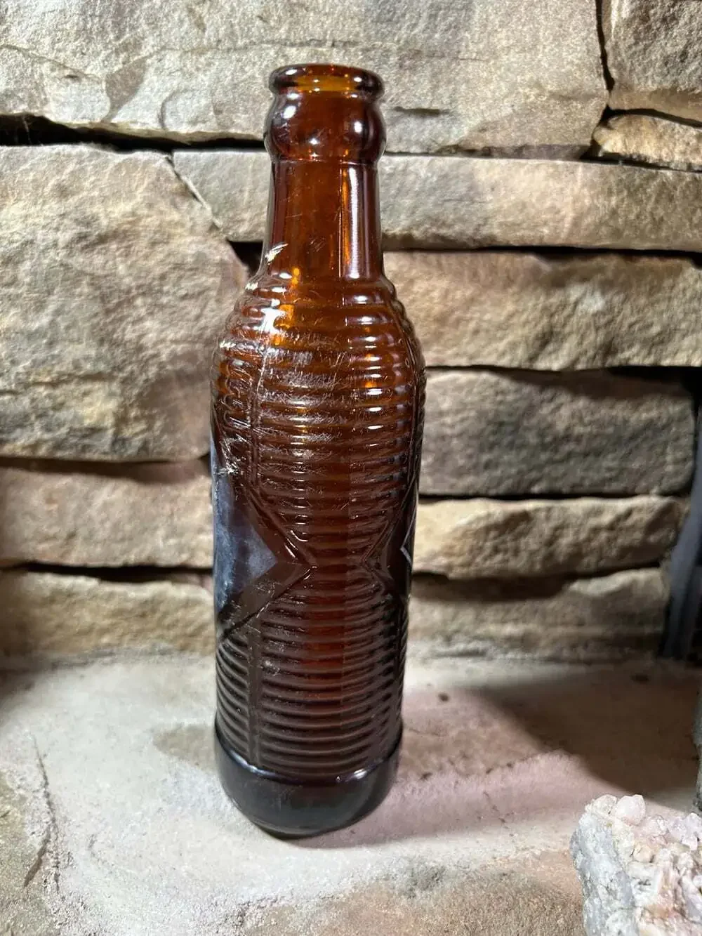 1955 Louisville Lexington Kentucky ORANGE CRUSH Soda Bottle John G. Epping 7 oz